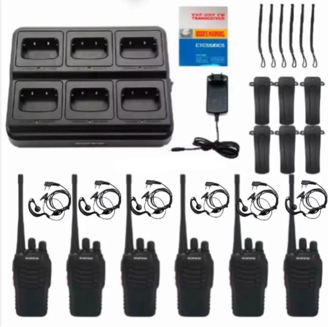 BAOFENG �g�����V�[�o�[ �����@ �[�d�� 2W �������^�C�v �h���h�o IP55 �Z�K�F�؍� 16�`�����l�� 6��Z�b�g �� �z�r�[�� 