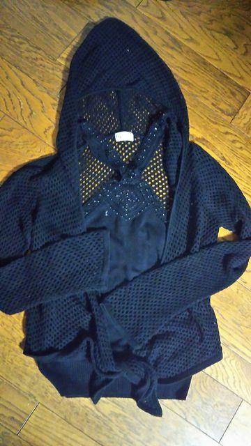 G.F. 黒 ノースリーブとあみあみのパーカー 美品 < 女性ファッション G.F. 黒 ノースリーブとあみあみのパーカー 美品 < 女性ファッションの