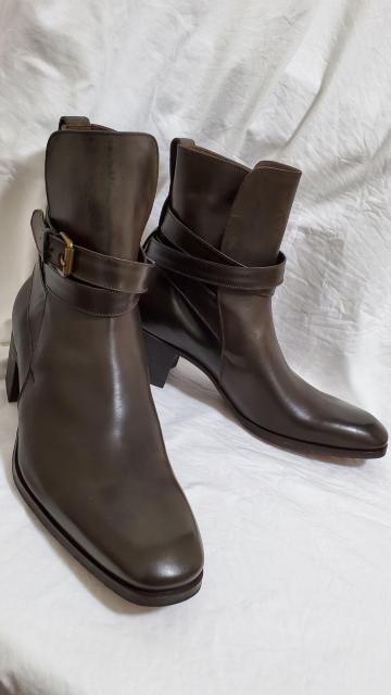 正規未 レア イヴサンローラン YSL ロイ ジョニー ベルトブーツ 濃茶 6ヒール 41 26 メンズ グラマラスラグジュアリー < ブランド  正規未 レア イヴサンローラン YSL ロイ ジョニー ベルトブーツ 濃茶 6ヒール 41 26 メンズ グラマラスラグジュアリー < ブランドの