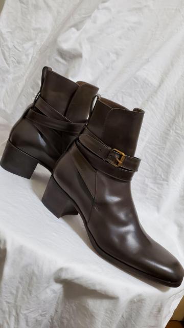 正規未 レア イヴサンローラン YSL ロイ ジョニー ベルトブーツ 濃茶 6ヒール 41 26 メンズ グラマラスラグジュアリー < ブランド  正規未 レア イヴサンローラン YSL ロイ ジョニー ベルトブーツ 濃茶 6ヒール 41 26 メンズ グラマラスラグジュアリー < ブランドの