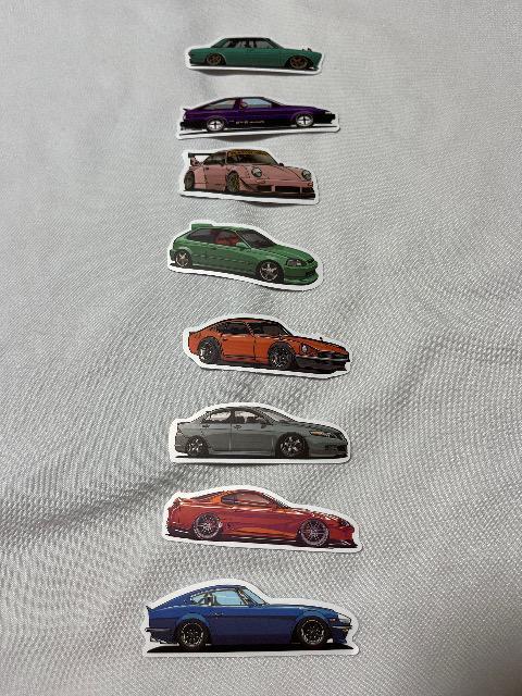 自動車 車  スポーツカー デザイン 防水 シール 17枚 横 右 < 自動車/バイク 自動車 車  スポーツカー デザイン 防水 シール 17枚 横 右 < 自動車/バイク
