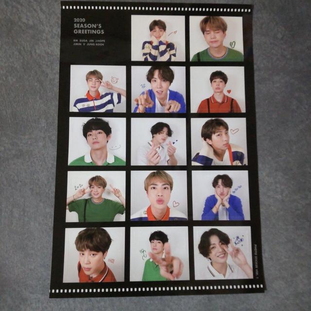 【完全限定品】「BTS 2020 SEASON'S GREETINGS」ステッカーSET < タレントグッズ  【完全限定品】「BTS 2020 SEASON'S GREETINGS」ステッカーSET < タレントグッズの