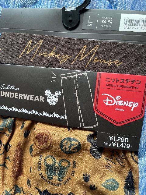 ♯新品♯ディズニー ミッキーマウス ニット ステテコ パンツ アンダーウェア  ルームパンツ L  立体パターン  吸水速乾性 < 男性ファッション  ♯新品♯ディズニー ミッキーマウス ニット ステテコ パンツ アンダーウェア  ルームパンツ L  立体パターン  吸水速乾性 < 男性ファッションの