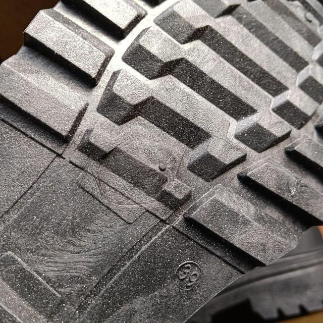 新品 24.5cm レディース ブーツ ブラック 厚底 シューズ ショートブーツ < 女性ファッション  新品 24.5cm レディース ブーツ ブラック 厚底 シューズ ショートブーツ < 女性ファッションの