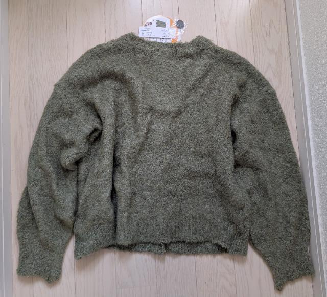 LL★Hina and Komachi★ブークレーふわふわカーディガン★グリーン★新品 < 女性ファッション LL★Hina and Komachi★ブークレーふわふわカーディガン★グリーン★新品 < 女性ファッションの