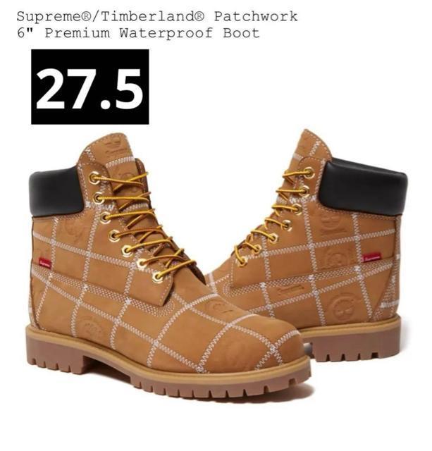 Supreme ~ Timberland Patchwork 6-inch premium   uh 
