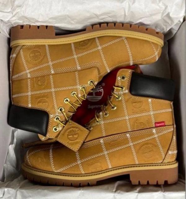 Supreme ~ Timberland Patchwork 6-inch premium  uh 