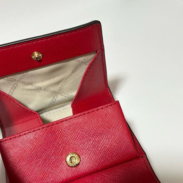 MICHAEL KORS マイケルコース レザー 二つ折り 財布 ウォレット 札入れ 小銭入れ カード入れ レディース レッド < ブランド MICHAEL KORS マイケルコース レザー 二つ折り 財布 ウォレット 札入れ 小銭入れ カード入れ レディース レッド < ブランドの