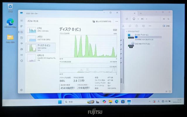 FUJITSU LIFEBOOK Corei5 ������8GB �V�iSSD512GB Web�J���� DVD Windows11 �� PC�{��/���Ӌ@��� 