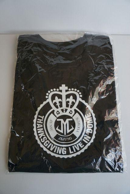 【JYJ★ライブTシャツ】Mサイズ♪ブラック(黒)♪未開封♪新品♪ < タレントグッズ  【JYJ★ライブTシャツ】Mサイズ♪ブラック(黒)♪未開封♪新品♪  < タレントグッズの