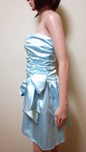 新同☆ageha☆光沢くしゅAいっぱい腰デカリボンのドレスD160☆3点で即落 < 女性ファッション  新同☆ageha☆光沢くしゅAいっぱい腰デカリボンのドレスD160☆3点で即落 < 女性ファッションの