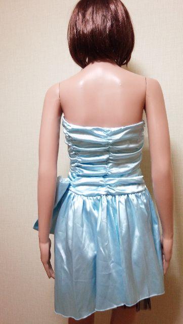 新同☆ageha☆光沢くしゅAいっぱい腰デカリボンのドレスD160☆3点で即落 < 女性ファッション  新同☆ageha☆光沢くしゅAいっぱい腰デカリボンのドレスD160☆3点で即落 < 女性ファッションの