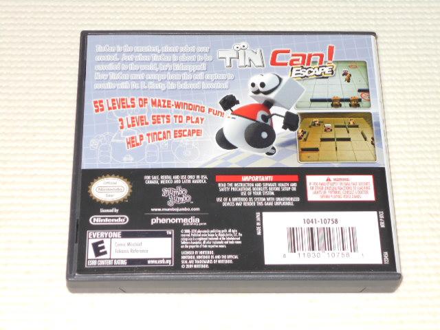 DS★TIN CAN! ESCAPE 海外版(国内本体動作可能) < ゲーム本体/ソフト  DS★TIN CAN! ESCAPE 海外版(国内本体動作可能) < ゲーム本体/ソフトの