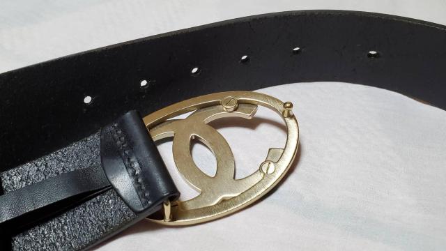 正規良 シャネル クルーズ ココマークロゴバックル ベルト黒 80 4cm幅レザー CCアイコンL エクストララージ金具 アイコン < ブランド  正規良 シャネル クルーズ ココマークロゴバックル ベルト黒 80 4cm幅レザー CCアイコンL エクストララージ金具 アイコン < ブランドの