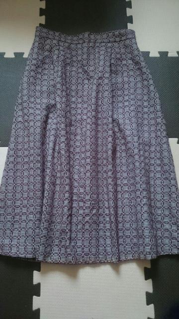 anySiS☆★ミディ丈タックスカート☆刺繍&模様★美ライン☆オンワード樫山★ < ブランド  anySiS☆★ミディ丈タックスカート☆刺繍&模様★美ライン☆オンワード樫山★  < ブランドの