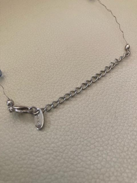 1584.未使用☆ブルー系ワイヤービーズネックレス < 女性アクセサリー/時計  1584.未使用☆ブルー系ワイヤービーズネックレス < 女性アクセサリー/時計の