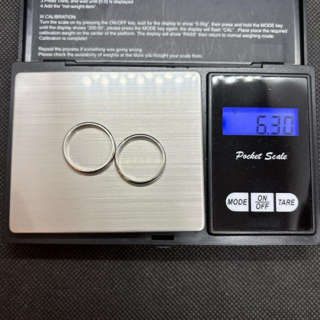 即決 Cartier カルティエ Pt950 プラチナ リング 指輪 2個セット < ブランド  即決 Cartier カルティエ Pt950 プラチナ リング 指輪 2個セット < ブランドの