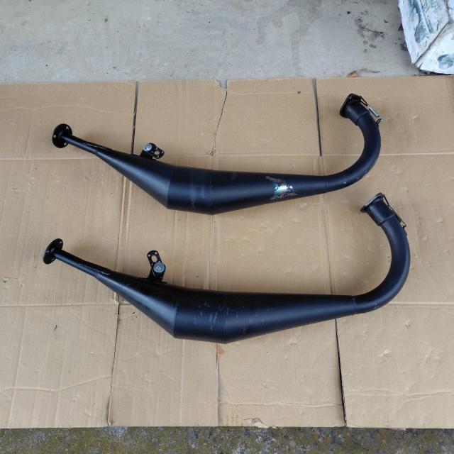 YAMAHA RZ250 4L3用 K2テック左右出し チャンバー ヤマハ < 自動車/バイク YAMAHA RZ250 4L3用 K2テック左右出し チャンバー ヤマハ < 自動車/バイク