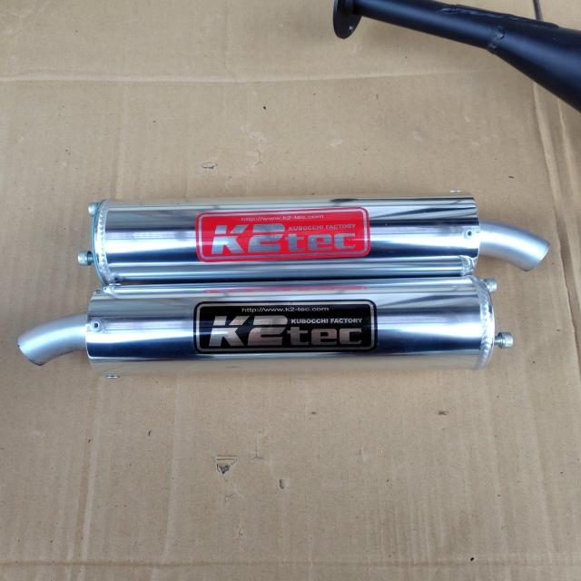 YAMAHA RZ250 4L3用 K2テック左右出し チャンバー ヤマハ < 自動車/バイク YAMAHA RZ250 4L3用 K2テック左右出し チャンバー ヤマハ < 自動車/バイク
