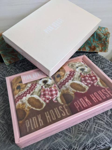 PINK HOUSE/ピンクハウス/ギンガムチェックくま/クマ/くま/ウォッシュタオル2枚セット/超稀少品/@/送料無料 < ブランド PINK HOUSE/ピンクハウス/ギンガムチェックくま/クマ/くま/ウォッシュタオル2枚セット/超稀少品/@/送料無料 < ブランドの
