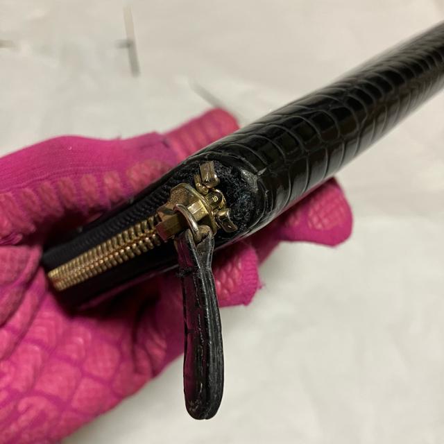 【サマンサタバサプチチョイス】 クロコ / エナメル / ラウンドジップ 長財布 < ブランド 【サマンサタバサプチチョイス】 クロコ / エナメル / ラウンドジップ 長財布 < ブランドの