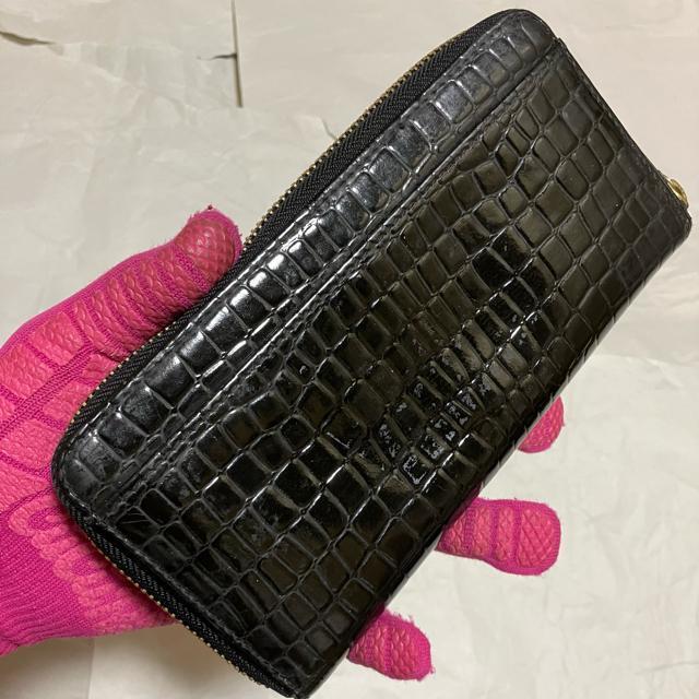 【サマンサタバサプチチョイス】 クロコ / エナメル / ラウンドジップ 長財布 < ブランド 【サマンサタバサプチチョイス】 クロコ / エナメル / ラウンドジップ 長財布 < ブランドの