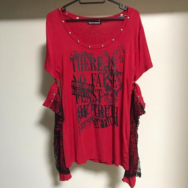 【送料込】ghost of harlem 2Way Tシャツ アームカバー 付き 稀少品 Y2K 00s 平成ギャル ROCK < ブランド 【送料込】ghost of harlem 2Way Tシャツ アームカバー 付き 稀少品 Y2K 00s 平成ギャル ROCK < ブランドの