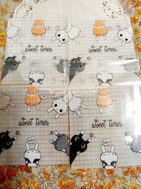 お裾分け☆ねこのラッピング袋4枚☆ < インテリア/ライフ お裾分け☆ねこのラッピング袋4枚☆ < インテリア/ライフの