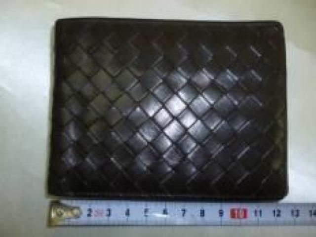 本物ボッテガヴェネタ■2つ折財布■美品■茶 < ブランド  本物ボッテガヴェネタ■2つ折財布■美品■茶  < ブランドの