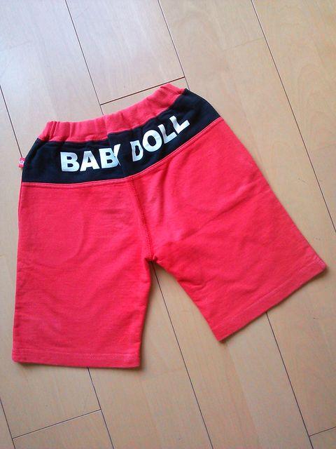 中古ハーフパンツ赤120ベビドBABYDOLLベビードール < ブランド  中古ハーフパンツ赤120ベビドBABYDOLLベビードール  < ブランドの