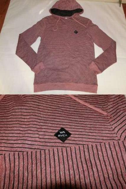 USA購入 サーフ系【RVCA】薄手生地プルオーバーパーカーUS S < 男性ファッション  USA購入 サーフ系【RVCA】薄手生地プルオーバーパーカーUS S < 男性ファッションの