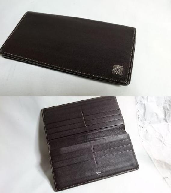 正規 Cartierカルティエ ハッピーバースデーロゴ長財布 小銭入れ有 ダークブラウン < ブランド  正規 Cartierカルティエ ハッピーバースデーロゴ長財布 小銭入れ有 ダークブラウン < ブランドの