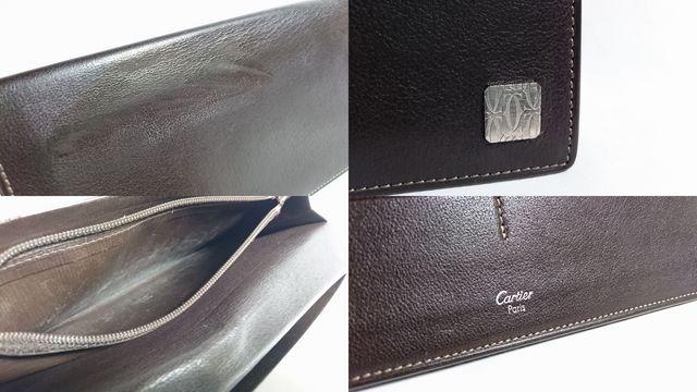 正規 Cartierカルティエ ハッピーバースデーロゴ長財布 小銭入れ有 ダークブラウン < ブランド  正規 Cartierカルティエ ハッピーバースデーロゴ長財布 小銭入れ有 ダークブラウン < ブランドの
