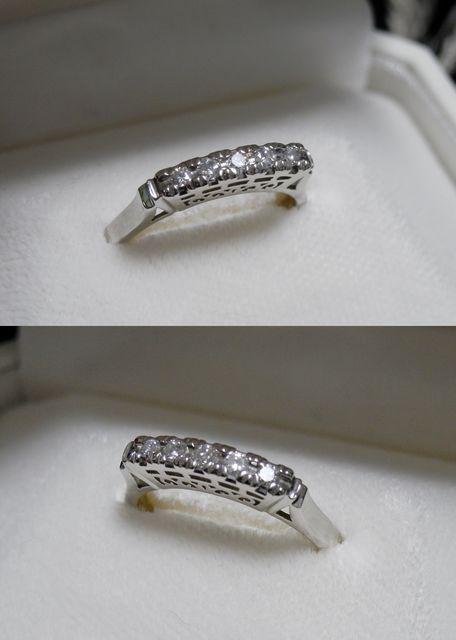 ■■繊細な枠にセッティングされた5粒ダイヤ、重ね付けにも! < 女性アクセサリー/時計  ■■繊細な枠にセッティングされた5粒ダイヤ、重ね付けにも! < 女性アクセサリー/時計の