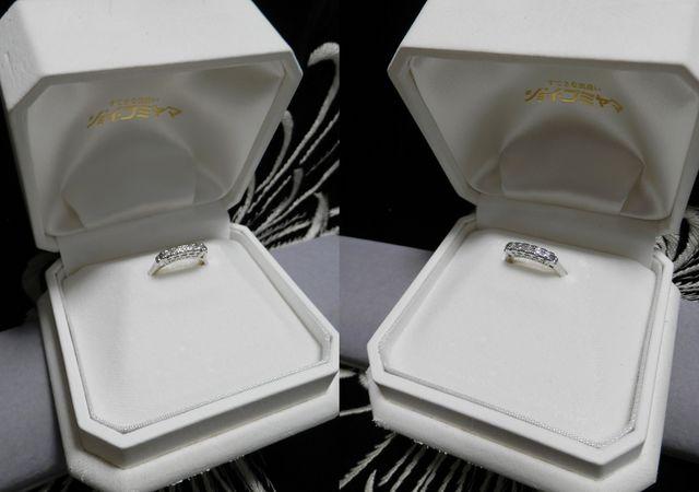 ■■繊細な枠にセッティングされた5粒ダイヤ、重ね付けにも! < 女性アクセサリー/時計  ■■繊細な枠にセッティングされた5粒ダイヤ、重ね付けにも! < 女性アクセサリー/時計の