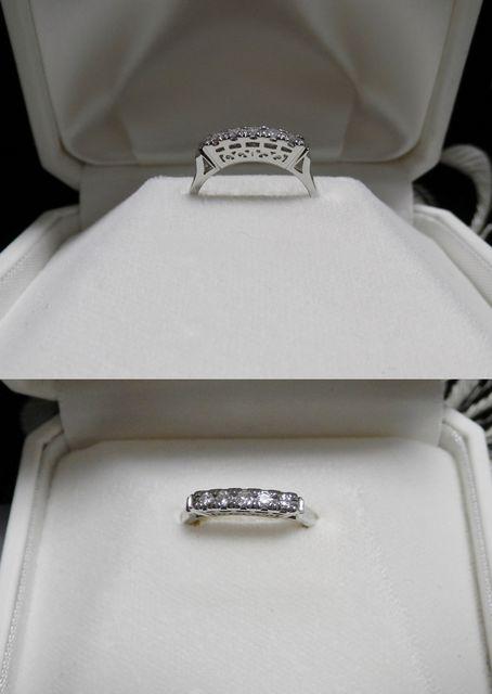 ■■繊細な枠にセッティングされた5粒ダイヤ、重ね付けにも! < 女性アクセサリー/時計  ■■繊細な枠にセッティングされた5粒ダイヤ、重ね付けにも! < 女性アクセサリー/時計の