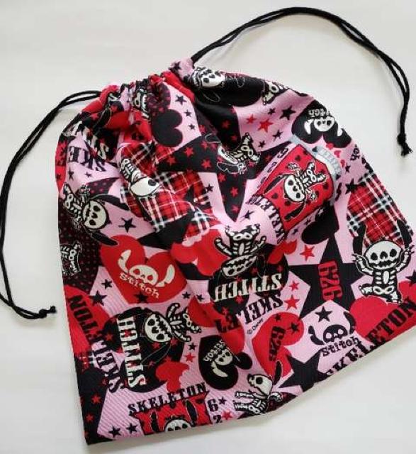 【限定】★ 63T スティッチ 着替え袋(^o^)体操服入れ巾着 ハンドメイド < キッズ/ベビー  【限定】★ 63T スティッチ 着替え袋(^o^)体操服入れ巾着 ハンドメイド  < キッズ/ベビーの