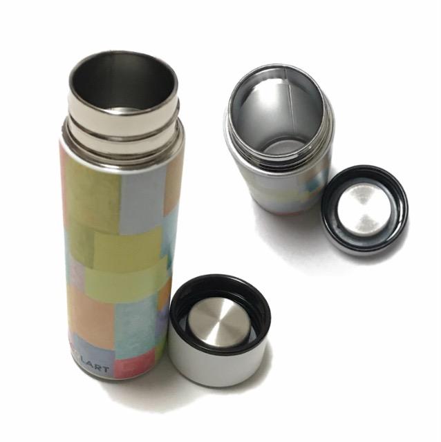 保冷温.アートなステンレスミニボトル◎小さな水筒130ml◎新品 < レジャー/スポーツ 保冷温.アートなステンレスミニボトル◎小さな水筒130ml◎新品 < レジャー/スポーツの