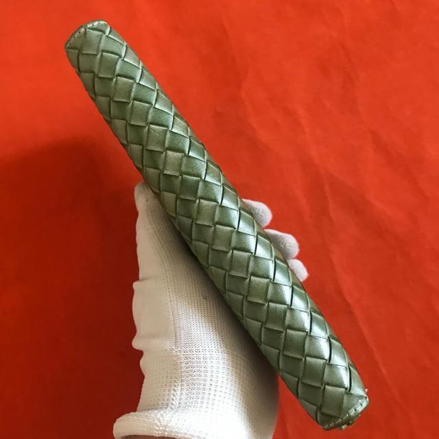 グリーン 緑 ハンドメイド 新品 ブライドレザー ヌメ革/本革 編み込み メンズ財布 長財布  ラウンドファスナー < 男性ファッション  グリーン 緑 ハンドメイド 新品 ブライドレザー ヌメ革/本革 編み込み メンズ財布 長財布  ラウンドファスナー < 男性ファッションの