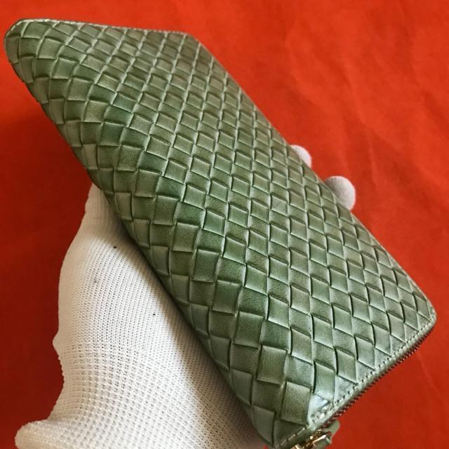 グリーン 緑 ハンドメイド 新品 ブライドレザー ヌメ革/本革 編み込み メンズ財布 長財布  ラウンドファスナー < 男性ファッション  グリーン 緑 ハンドメイド 新品 ブライドレザー ヌメ革/本革 編み込み メンズ財布 長財布  ラウンドファスナー < 男性ファッションの