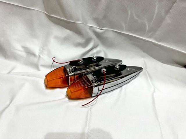 レトロ デコトラ 旧車 希少 当時物 ATS-609 フェンダーランプ オレンジ  ロケットマーカー トラック野郎 ナマズマーカー < 自動車/バイク レトロ デコトラ 旧車 希少 当時物 ATS-609 フェンダーランプ オレンジ  ロケットマーカー トラック野郎 ナマズマーカー < 自動車/バイク