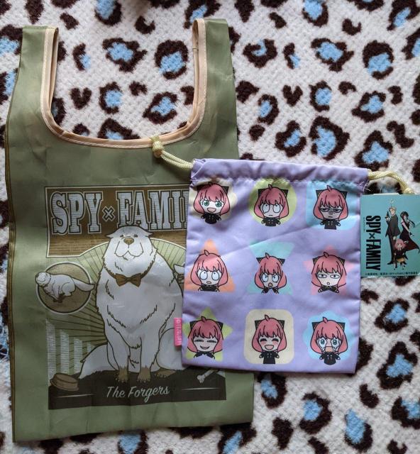 SPY×FAMILY  かぷばっぐ&巾着A枚セット アーニャ ボンド  エコバッグ < アニメ/コミック/キャラクター  SPY×FAMILY  かぷばっぐ&巾着A枚セット アーニャ ボンド  エコバッグ  < アニメ/コミック/キャラクターの