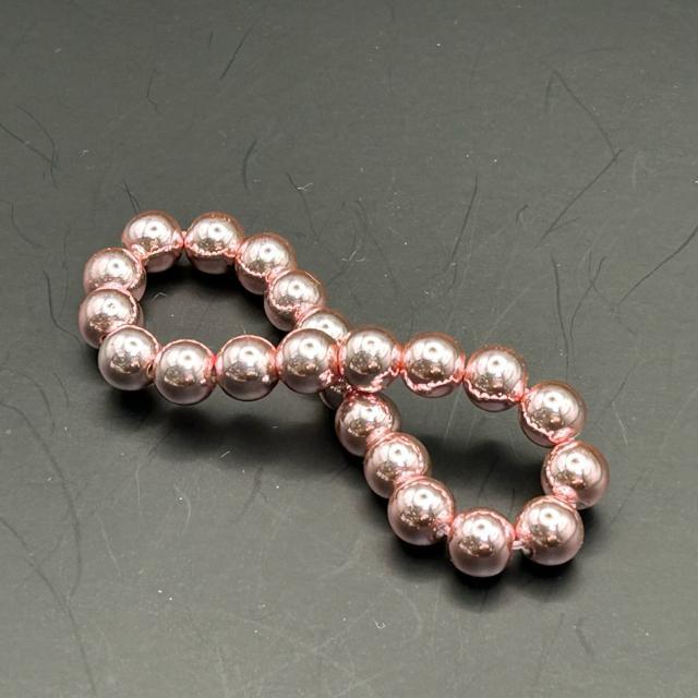 ピンクヘマタイト ブレスレット 約8mm 内径約14.5cm < 女性アクセサリー/時計  ピンクヘマタイト ブレスレット 約8mm 内径約14.5cm < 女性アクセサリー/時計の