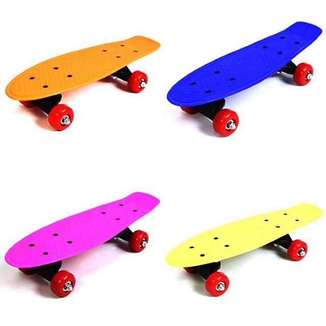 ★ミニサイズ★ スケートボード 初心者向け 滑り止め 軽量 橙色 他カラー有 < レジャー/スポーツ  ★ミニサイズ★ スケートボード 初心者向け 滑り止め 軽量 橙色 他カラー有 < レジャー/スポーツの