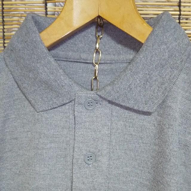 古着 Mercedes-Benz メルセデスベンツ ポロシャツ グレー L < 男性ファッション  古着 Mercedes-Benz メルセデスベンツ ポロシャツ グレー L < 男性ファッションの