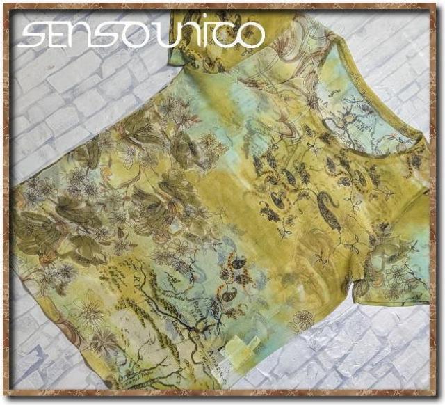 センソユニコ プリントメッシュカットソー☆やや難 < 女性ファッション センソユニコ プリントメッシュカットソー☆やや難 < 女性ファッションの