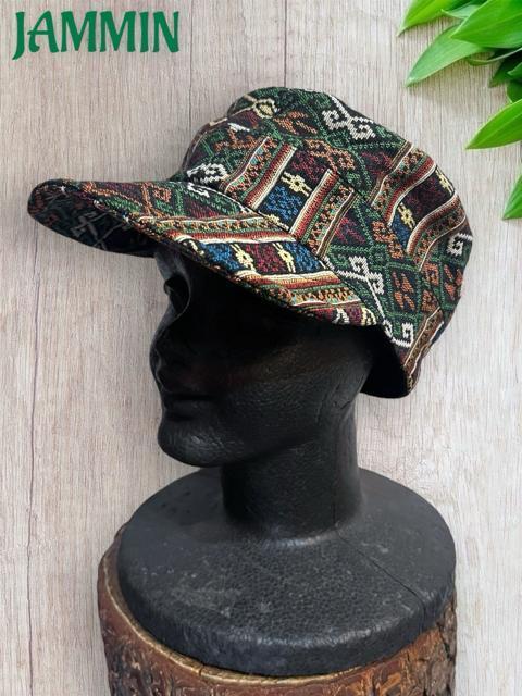 織り柄キャップ アジアン 男女兼用 キャスケット エスニック < 女性ファッション  織り柄キャップ アジアン 男女兼用 キャスケット エスニック  < 女性ファッションの