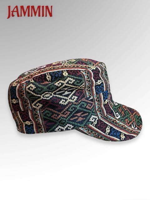 織り柄キャップ アジアン 男女兼用 キャスケット エスニック < 女性ファッション  織り柄キャップ アジアン 男女兼用 キャスケット エスニック < 女性ファッションの