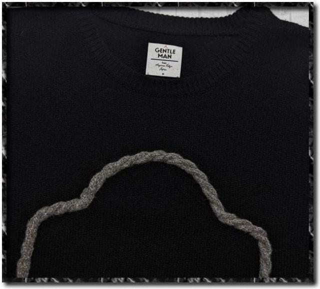 ミスタージェントルマン ウールニット 黒 < 男性ファッション ミスタージェントルマン ウールニット 黒 < 男性ファッションの