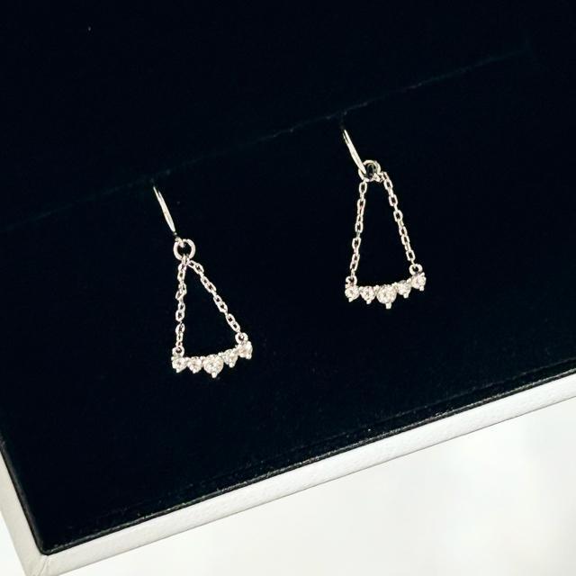 未使用 Pinky&Dianne ピンキー&ダイアン K10WG ピアス < ブランド 未使用 Pinky&Dianne ピンキー&ダイアン K10WG ピアス < ブランドの